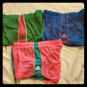 Bundle of 3 Adidas athletic shorts-size S